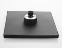 Couleur noire de haute qualité carré salle de bain thermostat robinet de douche ensemble