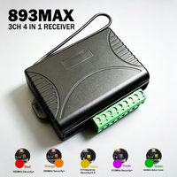 Abrepuertas de garaje 4 en 1, receptor de 12 V y 3 canales para los modelos 893MAX, 890MAX, 892MAX, 895MAX, 891LM, 893LM, 371LM