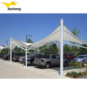 Cochera Metálica de Diseño Moderno al Mejor Precio, Estructura de Acero con Tela Recubierta de PVC, Tipo Cantilever - Product Image 4