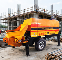 Pompe à béton diesel économique pour travaux de dalle de garage souterrain et sous-sol