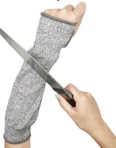 Swelder特殊手指设计足够长的保护前臂防割袖套手套