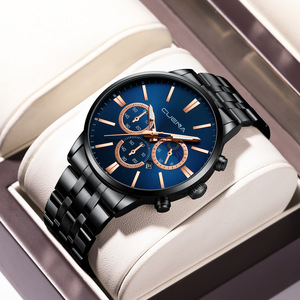 <span class=keywords><strong>Cuena</strong></span> 6023 affaires étanche homme classique luxe Style montre-bracelet mode Quartz mouvement hommes horloge Simple cadran Design montre - Product Image 1