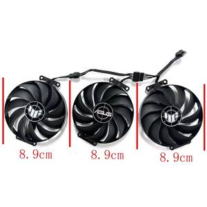89มม. ใหม่สำหรับ <span class=keywords><strong>Asus</strong></span> GeForce RTX4060ti 4070 4070 <span class=keywords><strong>4070ti</strong></span> พัดลมระบายอากาศ TUF OC - Product Image 5