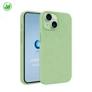 Recycled Eco Friendly Mobile Cases 100% Bio Degradable Biodegradable Phone Case For Iphone 15 14 Pro Max Compostable Phone Case