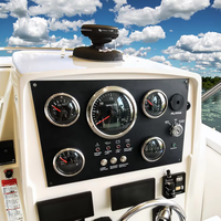 Ensemble d'instruments de tableau de bord pour bateau marin, yacht, 12V 24V 0-190 ohms, accessoires pour bateau