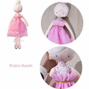 Pluche ballerina meisje pop mini speelgoed 45CM prinses engel zacht gevuld handgemaakt op maat JIAJIA BET15 - Product Image 3