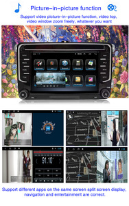 Trong kho không dây Carplay Android 14 tự động cho tất cả các VW đài phát thanh GPS Xe đa phương tiện Máy nghe nhạc - Product Image 3