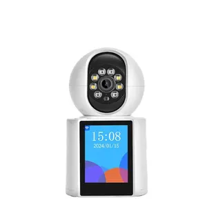 ICsee 2K 3MP Big Screen 2.8 inch Wifi Surveillance Camera Child Elderly Monitor One Click Real Time Video Call Wifi Camera