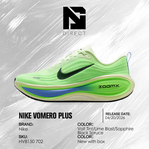 Zapatillas Nike Vomero Plus 'Volt Tint' para correr y hacer ejercicio, parte superior de malla, con cordones, transpirables, acolchadas, para todas las estaciones - Product Image 6