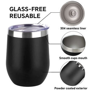 Gobelet isotherme en acier inoxydable avec intérieur en céramique, 12 oz, 100 % étanche, avec couvercle rabattable, idéal pour l'extérieur – Meilleures ventes - Product Image 6