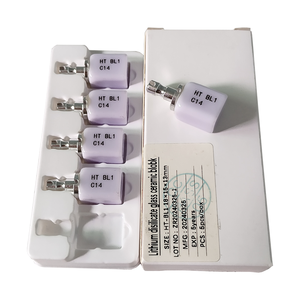 บล็อกลิเธียมไดซิลิเกต C14 <span class=keywords><strong>Emax</strong></span> CAD/CAM เซรามิกแก้ว สำหรับงานวีเนียร์และครอบฟัน แบบกัดเปียก - Product Image 4