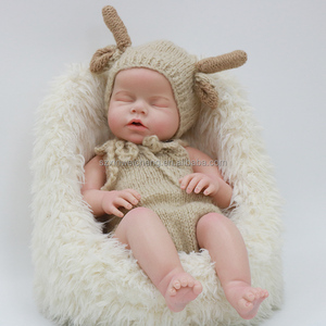 Muñeca <span class=keywords><strong>Reborn</strong></span> de 20 Pulgadas de Alta Calidad para Bebés Recién Nacidos, Muñeca Realista de <span class=keywords><strong>Silicona</strong></span> de Cuerpo Completo, Juguete Suave de Moda que Puede Beber y Orinar - Product Image 6