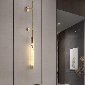 โคมไฟติดผนังหินอ่อนสเปน สไตล์โมเดิร์นมินิมอล สำหรับห้องนั่งเล่น ผนังหลังเตียง ทางเดิน บันได โคมไฟแบบแถวยาว - Product Image 1