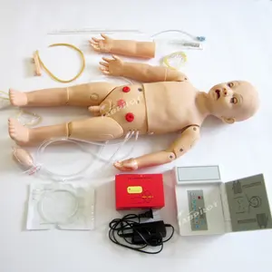 Manekin Menyusui Anak Komprehensif dengan ECG, Defibrilasi, Pacing, dan Pelatihan CPR