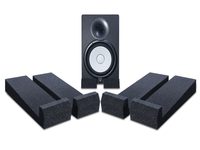 Panneaux acoustiques en mousse micro-perforée, isolation phonique haute performance pour moniteurs de studio, lot de 2