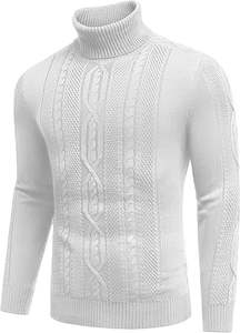 <span class=keywords><strong>Pull</strong></span> en tricot à <span class=keywords><strong>col</strong></span> <span class=keywords><strong>roulé</strong></span> pour hommes automne et hiver chaud rétro tissé Texture mode mince haute qualité <span class=keywords><strong>pull</strong></span> décontracté <span class=keywords><strong>pull</strong></span> - Product Image 5