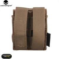 Sac à grenades Emersongear en nylon 500D, camouflage, équipement tactique, pochette à grenade unique de combat, style LBT