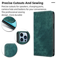 Funda de Cuero para Teléfono, Fundas de Lujo para Móvil 15 14 13 12 11 Pro Max, Antigolpes, Tipo Cartera Larga, para Samsung S24