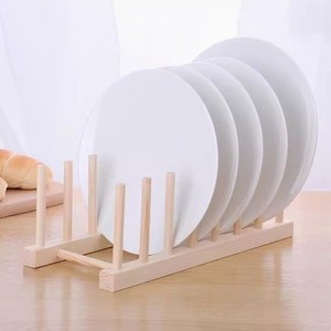 Wooden Cup And <b>Plate</b> <b>Rack</b> M Size Quick Dry Drain <b>Rack</b> For Kitchen Storage - Product Image 2