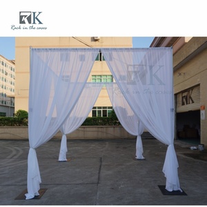 High Quality Square Wedding Portable Pipe Drape Backdrop Kit for <b>Flower</b> <b>Wall</b> Stand Photography Backdrop - Product Image 2