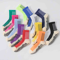 Chaussettes de football antidérapantes personnalisées pour hommes, de haute qualité, sportives, pour la course à pied en intérieur et en extérieur, chaussettes colorées
