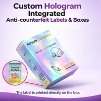 Boîte d'emballage personnalisée haut de gamme pour écouteurs avec hologramme, code QR et marquage à chaud pour les marques audio OEM, vente en gros en vrac