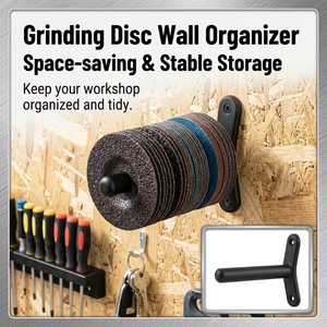 Angle Grinder Wall Mount <b>Bracket</b> 125mm Heavy Duty Plastic Tool Rack For Garage Workshop Storage - Product Image 5