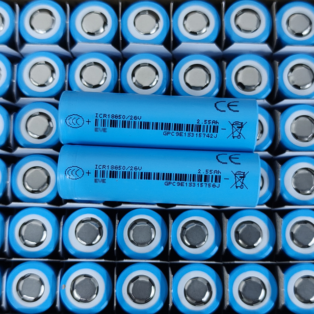 EVE 18650 2600mah 18650 26v 3.6v Lithium Ion Battery Can Be Used for Electric Scooter Battery Pack