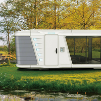 Nouvelle maison conteneur préfabriquée à prix d'usine, capsule spatiale, maison intelligente, commande vocale IA, respirante, pour école et chambre, installation rapide