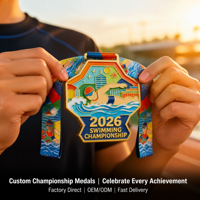 Medalla de Graduación Personalizada con Temática Deportiva, Tallada en 3D en Aleación de Zinc, Medalla de Honor para Voluntarios, Medalla de Metal Grabada con Cinta, Regalo Escolar