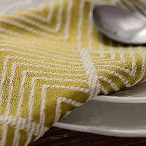 Serviette de Table Rectangulaire Jaune Moderne (15.7*35.4 Pouces) Design <span class=keywords><strong>Lavable</strong></span> Décoration de Meubles Toutes Saisons - Product Image 6