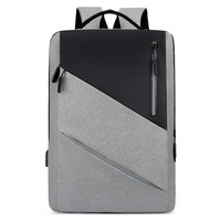 Sac à dos pour ordinateur portable de 17 pouces, imperméable, unisexe, personnalisé, pour l'université, l'école, le travail, style anglais, avec cadre externe