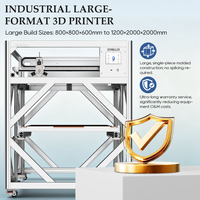 Imprimante 3D industrielle fermée DM1218-18pro de grande taille, 1800 mm, pour la sculpture et le prototypage, imprimante FDM haute vitesse 500 mm/s