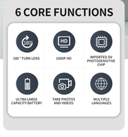 Caméra endoscopique industrielle 6.2mm avec câble 1M Connexion WIFI avec téléphone sans écran pour réparation de moteur automobile et BRK-50 à usage domestique