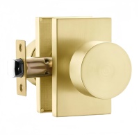 Poignée de porte circulaire en alliage de zinc doré pour cuisine, chambre à coucher, commode - Design moderne, durable
