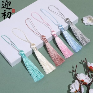 Bienvenido al comienzo: Borla decorativa de poliéster de 8 cm estilo corte, accesorio de joyería para marcapáginas - Product Image 1