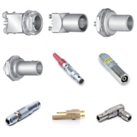 PAA.10.0GZ.ZY Circular Push Pull Connectors REDEL HSG W/ A KEY ARROWS PAINTED
