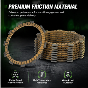 Kit d'embrayage 5 pièces pour <span class=keywords><strong>Kawasaki</strong></span> <span class=keywords><strong>Ninja</strong></span> 400 Z400 ZX-4R Z500 <span class=keywords><strong>Ninja</strong></span> 500 OEM 13088-0592 13088-0593 13088-0630 - Product Image 1