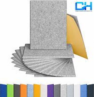 Panneau acoustique en polyester Chiheng, best-seller, haute densité, décoratif, sans formaldéhyde, 9 mm d'épaisseur, pour la conception de salles de musique