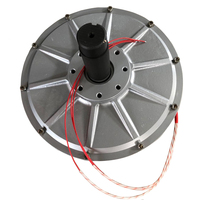 Moteur AC à faible couple de démarrage 5kW 10kW, générateur à aimant permanent sans noyau à disque 380V 50/60Hz certifié CE pour énergie éolienne