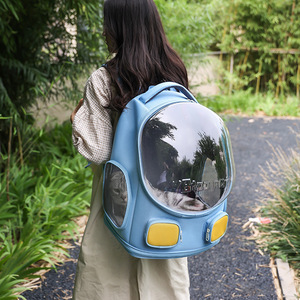 Portable Outdoor <b>Backpack</b> Large Capacity Space Capsule Design Panoramic View Breathable <b>Cat</b> Dog Bag - Product Image 3