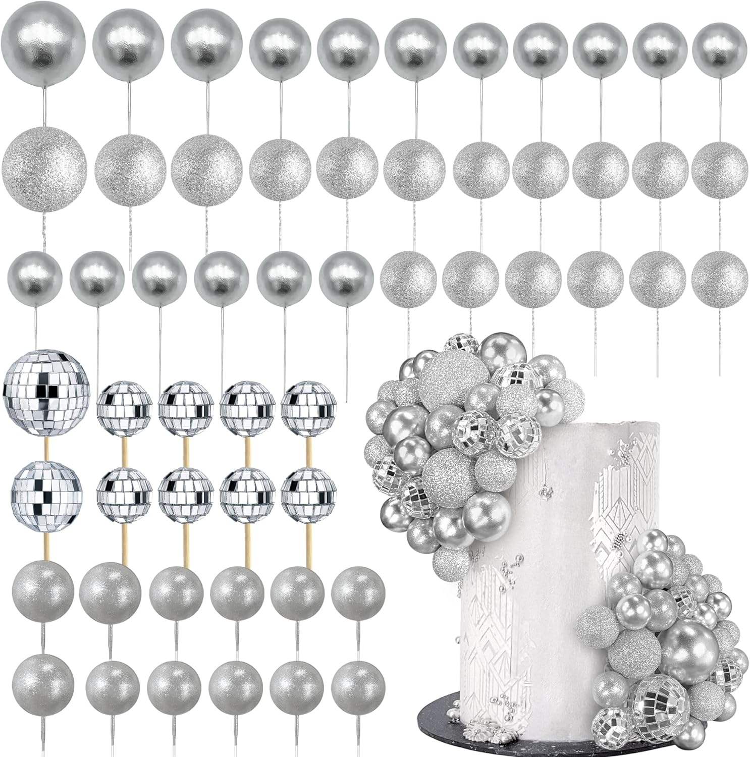 Cabilock Lot De 15 Décorations De Gâteau En Forme De Papillon Avec