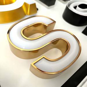 Lettres LED directes d'usine, lettres en acrylique, logo lumineux, signalisation lumineuse, enseigne LED, logo pour entreprise - Product Image 3