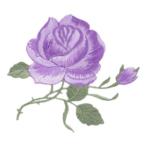 Sắt trên may trên quần áo hoa hồng vá thêu hoa đính trang trí các bản vá lỗi - Product Image 2