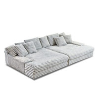 Canapé-lit modulaire carré moderne à compression, ensemble de canapés sectionnels en mousse haute densité pour salon et chambre à coucher