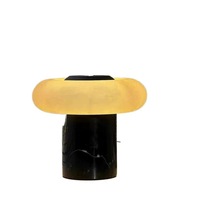 Lampe de table en marbre LED électrique moderne et simple, design minimaliste pour salon, éclairage d'ambiance personnalisé