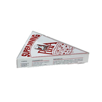 Kunden spezifisches Design Lebensmittel verpackung Pizzas ch achtel zum Mitnehmen Lebensmittel verpackung Faltbare Kraft papier boxen Einweg-Pizza karton zum Mitnehmen
