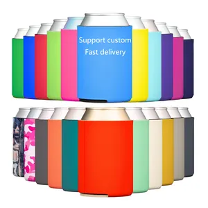 Can Cooler Sleeves Custom Koozies With Logo Bulk Drink Insulator Sleeve Beer Can Coolers Neoprene Koozies Sublimation Blank