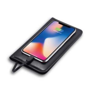 Cartera Magnética de Diseño Inteligente, Portátil y Clásica de Cuero PU y Metal, con Soporte para Carga de Teléfono Móvil, Ideal para Regalos Corporativos - Product Image 1