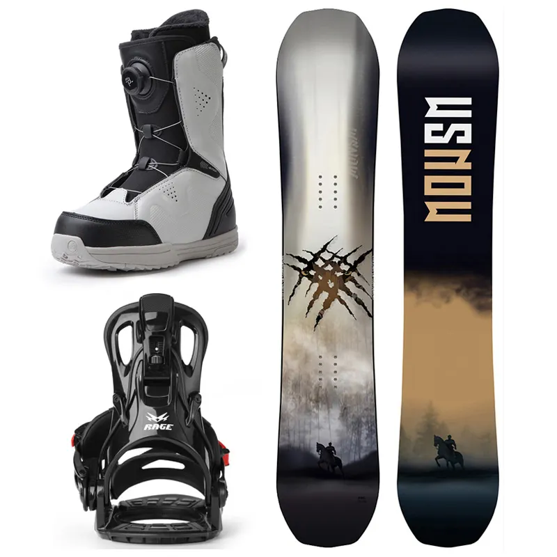 2022 Nieuwe Ontwerp Splitboard Carbonfiber Snowboard Groothandel Burton Snowboard Met Bindingen